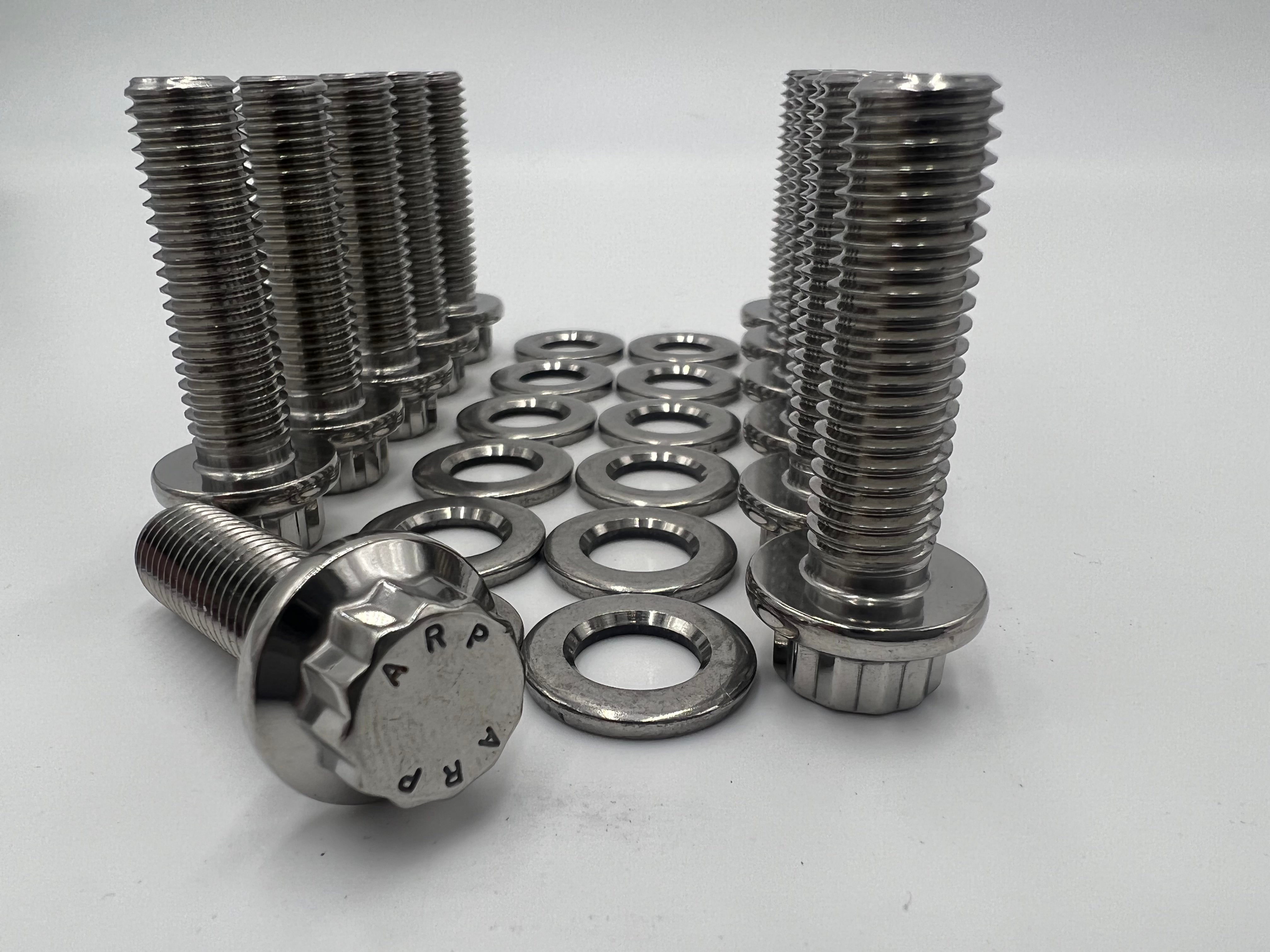 thumbnail image 2 of ARP Polished Exhaust Manifold Bolt Kit For Honda/Acura K20 & K24 Engines – ARP-KEM 2 of 3