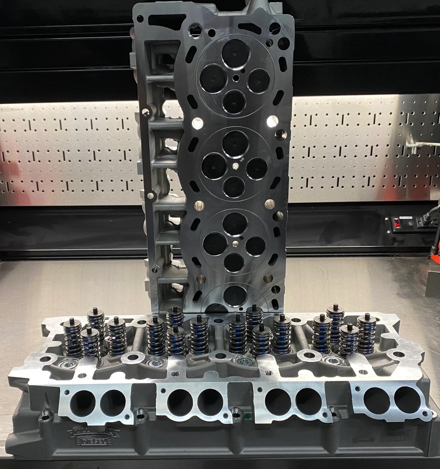 KDD CNC Ported ICON Series Aluminum O-Ringed 6.0 Cylinder Heads - Race Port/Big Valves - blacktieracefab