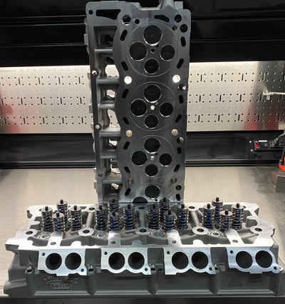 KDD ICON Series Aluminum O-Ringed 6.0 Cylinder Heads - Street Port - blacktieracefab